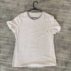 Men’s Lululemon striped T-shirt